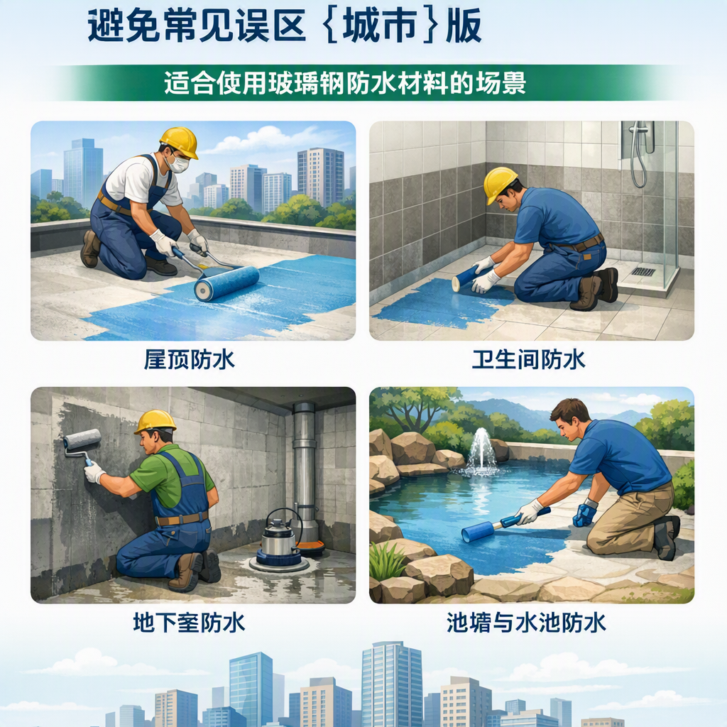 玻璃钢防水材料施工注意事项,避免常见误区 兴安 版